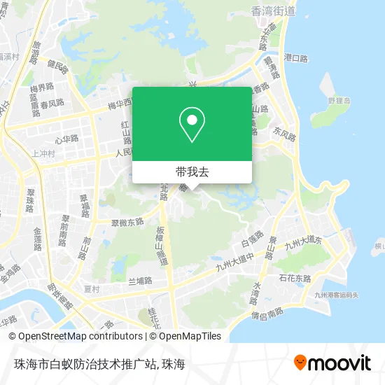 珠海市白蚁防治技术推广站地图