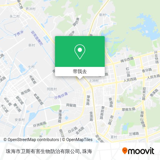 珠海市卫斯有害生物防治有限公司地图