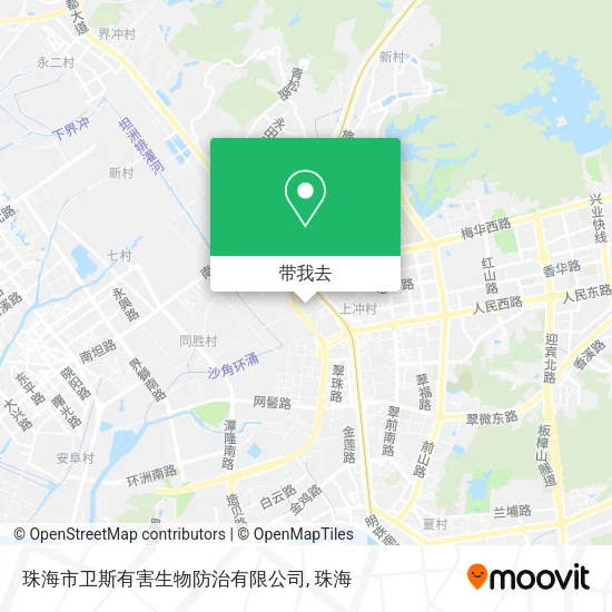 珠海市卫斯有害生物防治有限公司地图