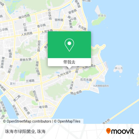 珠海市绿阳菌业地图