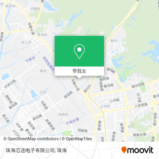 珠海芯连电子有限公司地图
