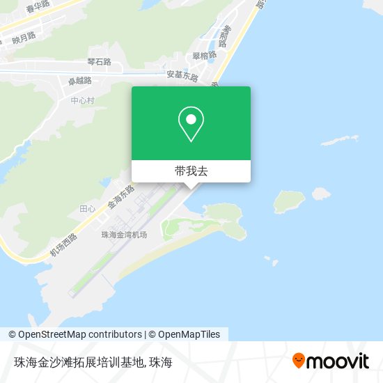 珠海金沙滩拓展培训基地地图
