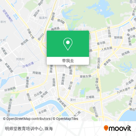 明师堂教育培训中心地图