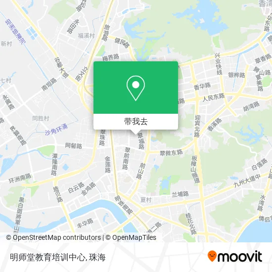 明师堂教育培训中心地图