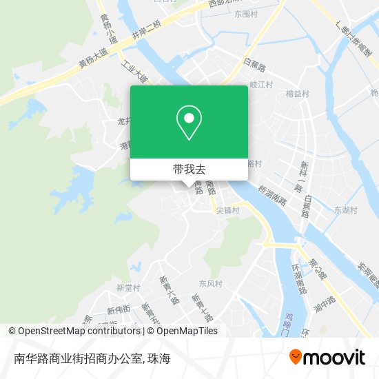 南华路商业街招商办公室地图