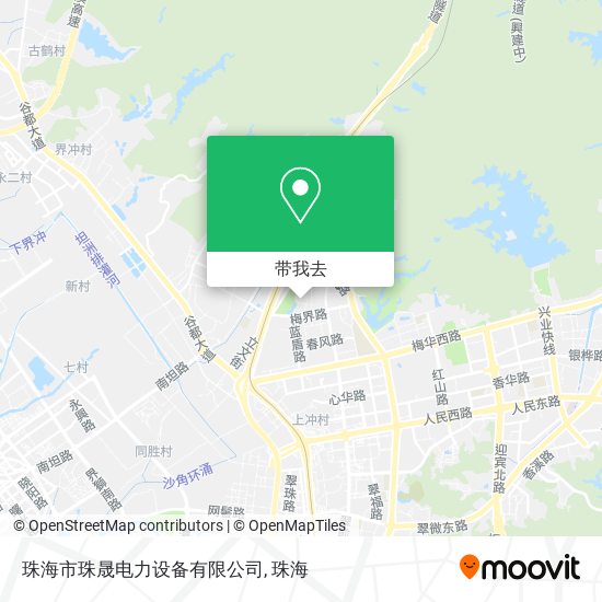 珠海市珠晟电力设备有限公司地图
