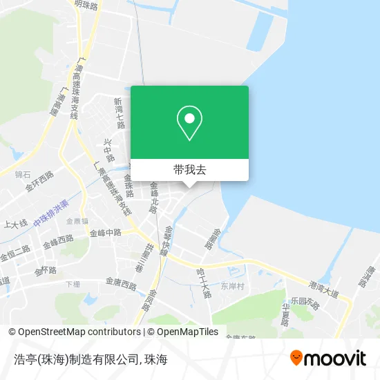 浩亭(珠海)制造有限公司地图