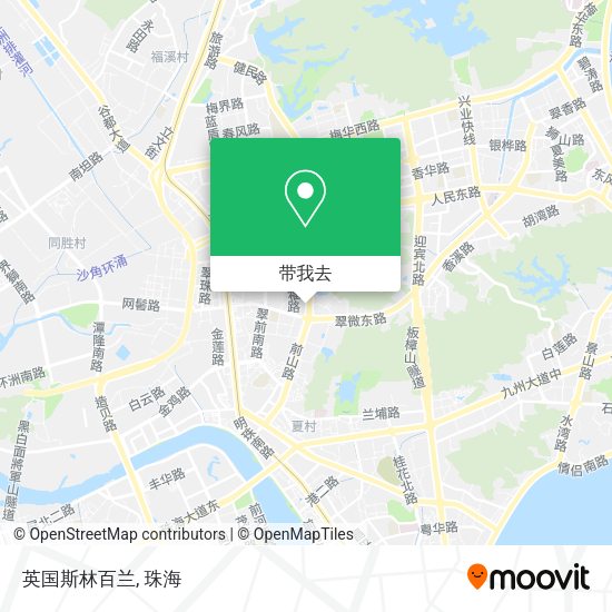 英国斯林百兰地图