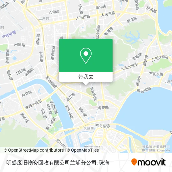明盛废旧物资回收有限公司兰埔分公司地图