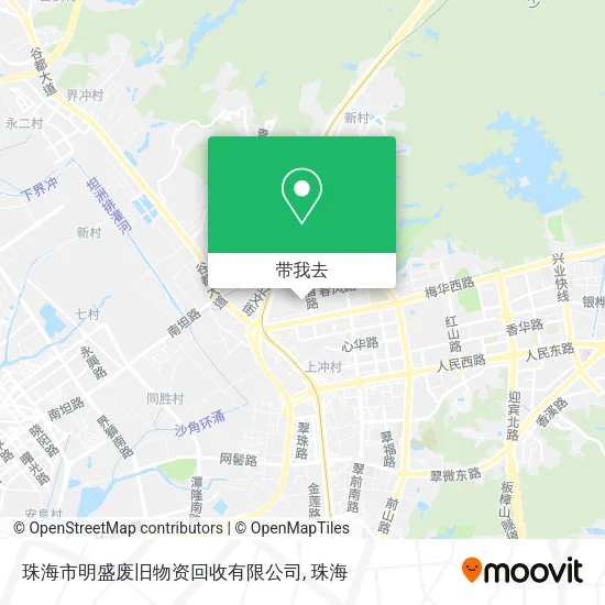 珠海市明盛废旧物资回收有限公司地图