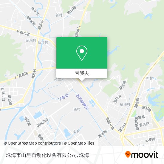 珠海市山星自动化设备有限公司地图