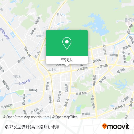 名都发型设计(昌业路店)地图