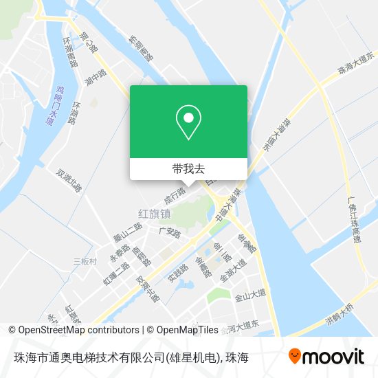 珠海市通奥电梯技术有限公司(雄星机电)地图