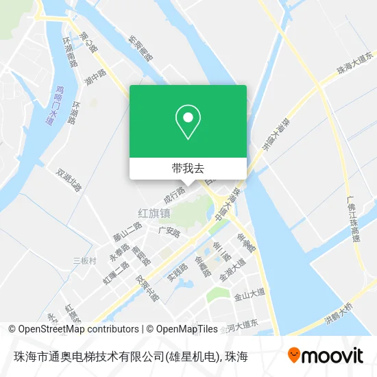 珠海市通奥电梯技术有限公司(雄星机电)地图
