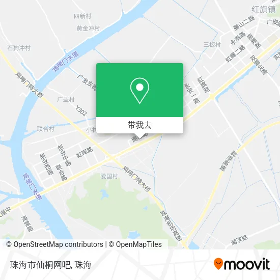 珠海市仙桐网吧地图