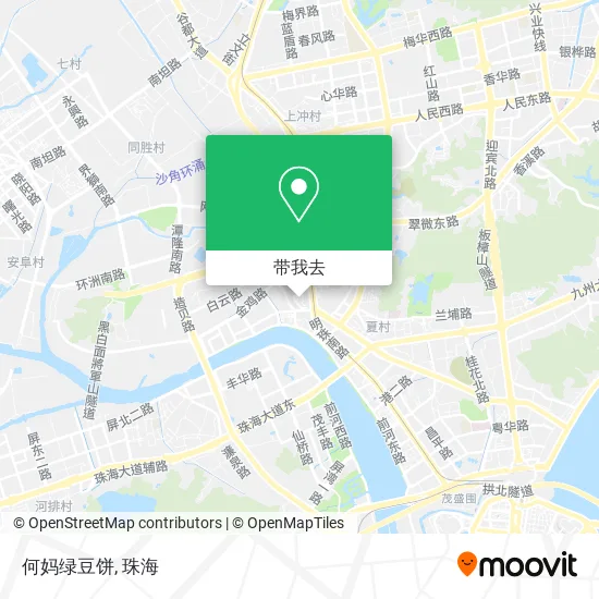 何妈绿豆饼地图