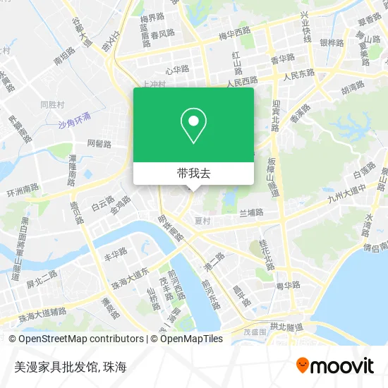美漫家具批发馆地图
