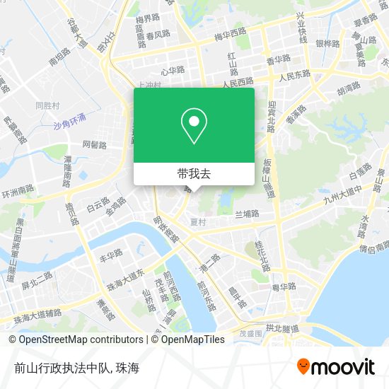 前山行政执法中队地图