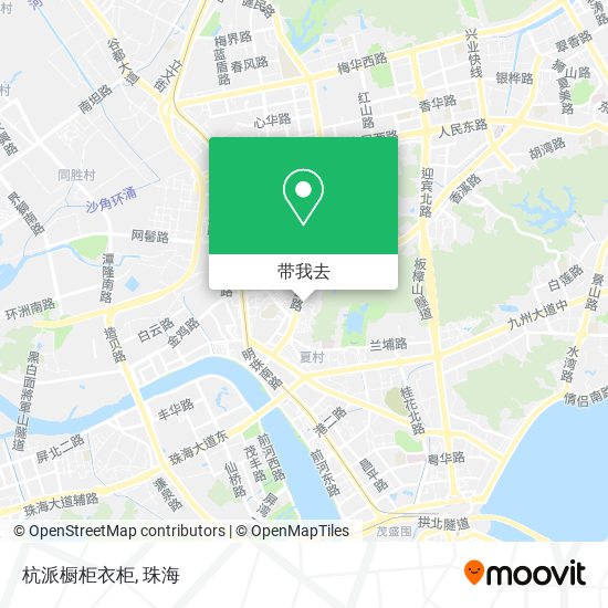 杭派橱柜衣柜地图