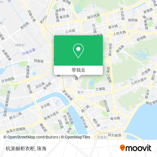 杭派橱柜衣柜地图