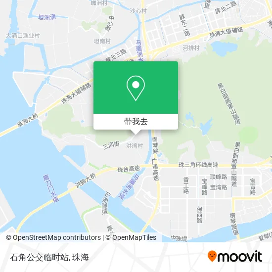 石角公交临时站地图