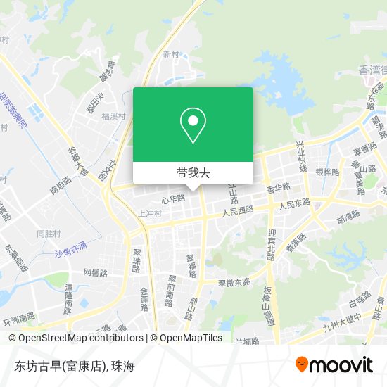 东坊古早(富康店)地图