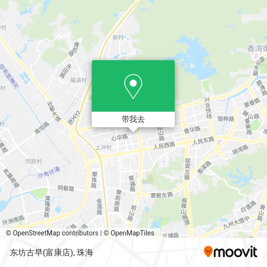 东坊古早(富康店)地图