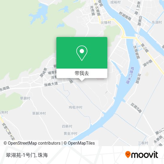 翠湖苑-1号门地图