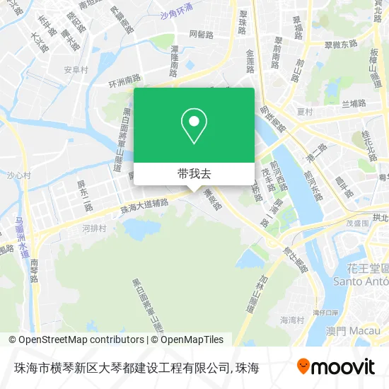 珠海市横琴新区大琴都建设工程有限公司地图
