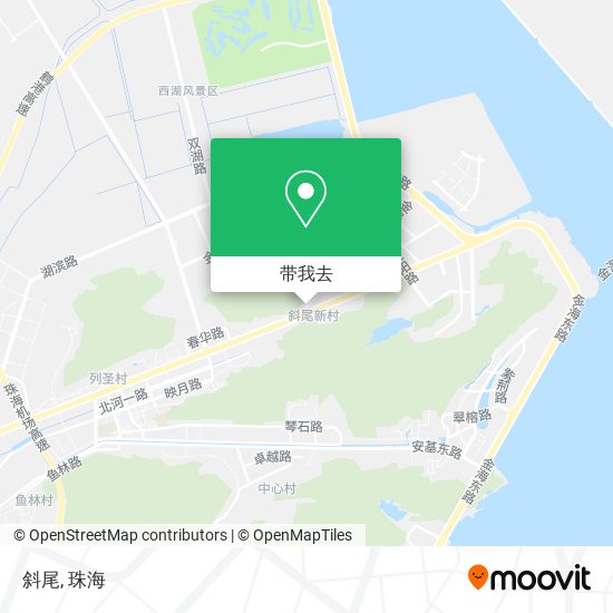 斜尾地图