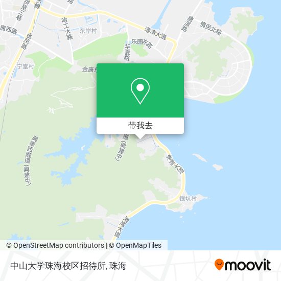 中山大学珠海校区招待所地图