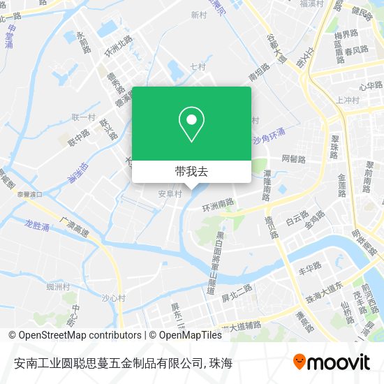 安南工业圆聪思蔓五金制品有限公司地图
