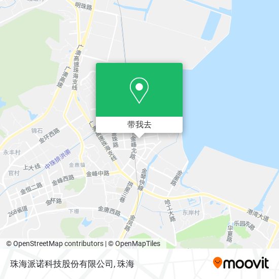 珠海派诺科技股份有限公司地图
