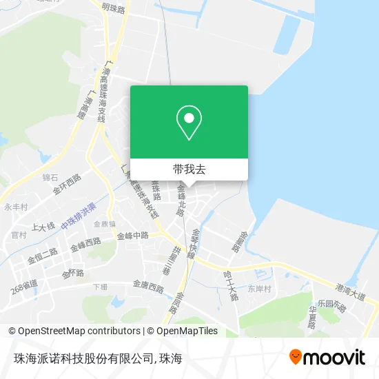 珠海派诺科技股份有限公司地图