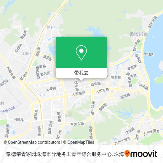 豫徳亲青家园珠海市导地务工青年综合服务中心地图