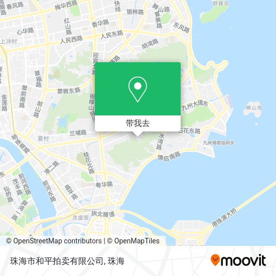 珠海市和平拍卖有限公司地图