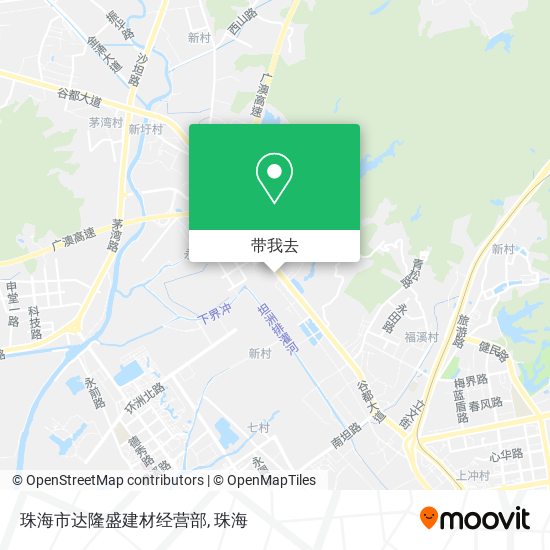 珠海市达隆盛建材经营部地图