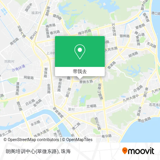 朗阁培训中心(翠微东路)地图