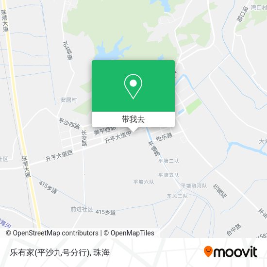 乐有家(平沙九号分行)地图