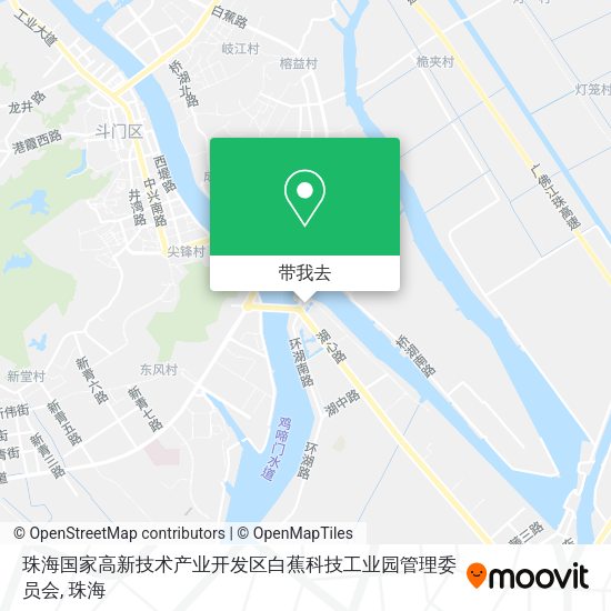 珠海国家高新技术产业开发区白蕉科技工业园管理委员会地图