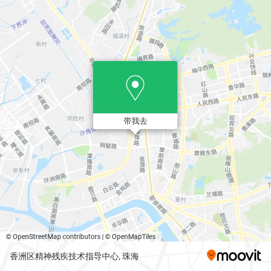 香洲区精神残疾技术指导中心地图