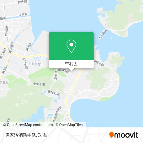 唐家湾消防中队地图