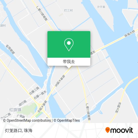 灯笼路口地图