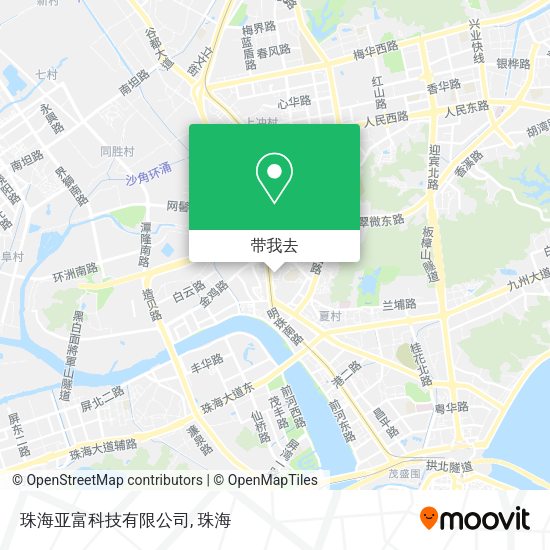 珠海亚富科技有限公司地图