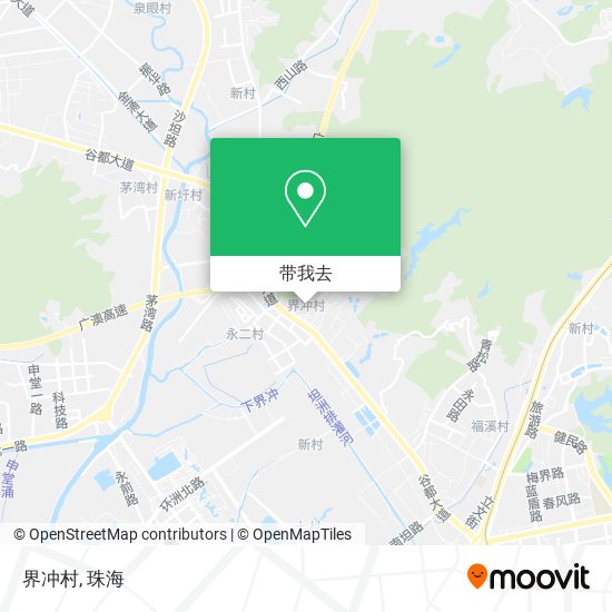 界冲村地图