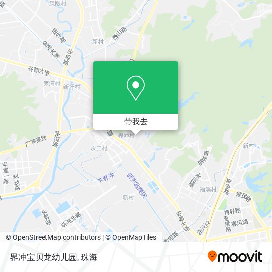 界冲宝贝龙幼儿园地图