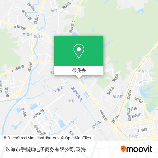 珠海市手指购电子商务有限公司地图