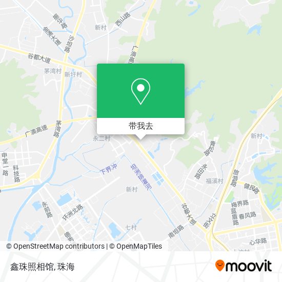 鑫珠照相馆地图