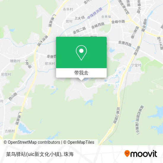 菜鸟驿站(uic新文化小镇)地图