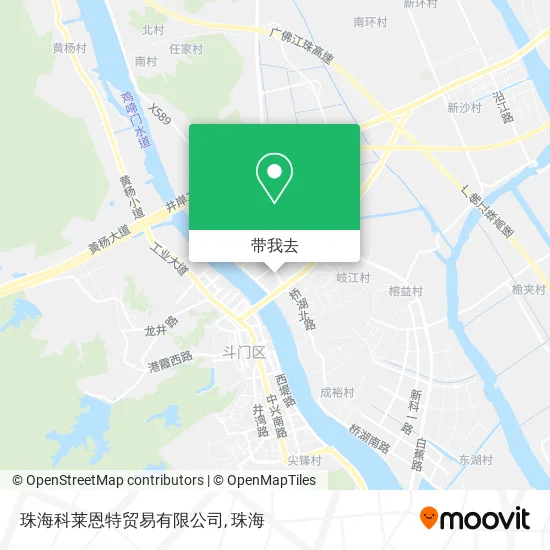 珠海科莱恩特贸易有限公司地图